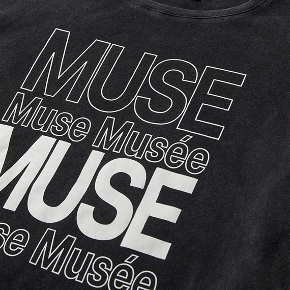 Copenhagen Muse CMMUSE Logo Print T-shirt, Sort